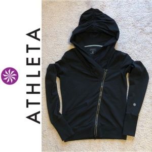 Athleta Asymmetrical Zip Hoodie